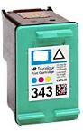 HP No 343 Colour Ink Cartridge C8766 15ml Remanufactured - Free UK Delivery